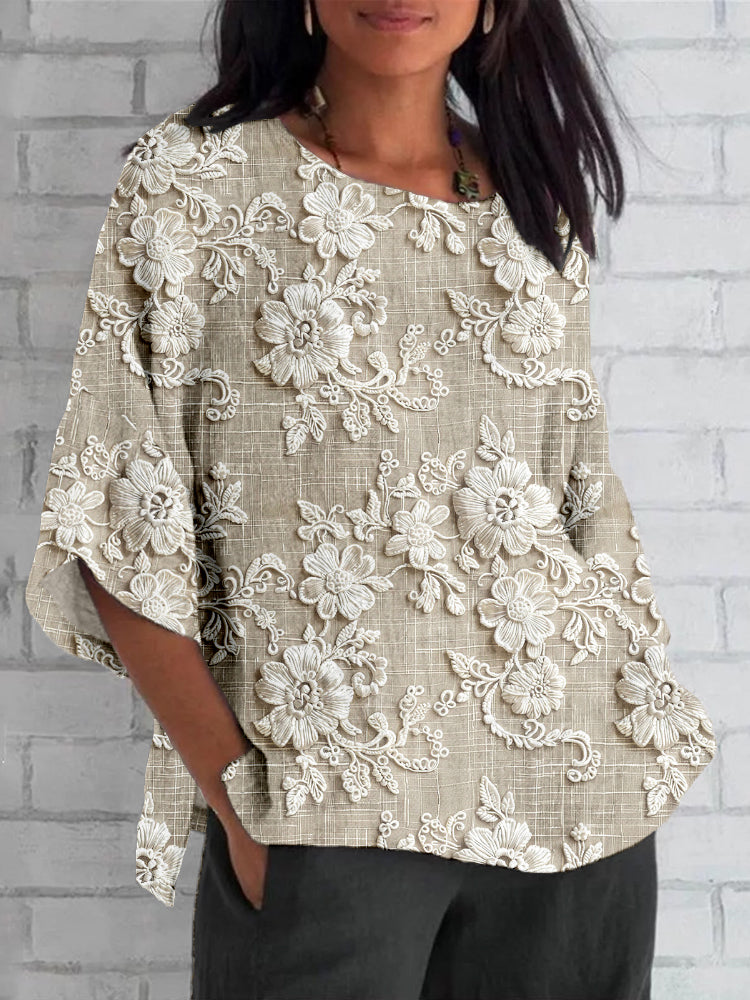 Alira™ - Top Impreso Vintage