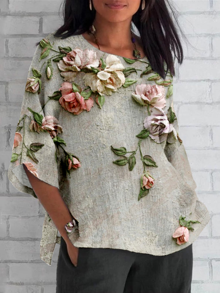 Iverra™ - Top Floral Impreso