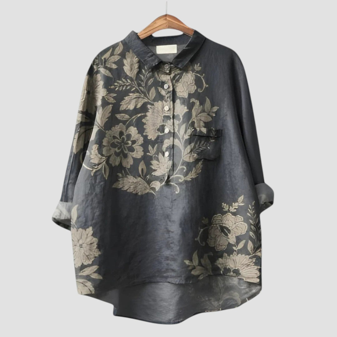 CARLA ⏐ Camisa de Mujer con Motivo Artístico Original