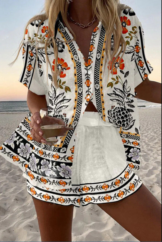 Irella™ | Conjunto corto con estampado floral
