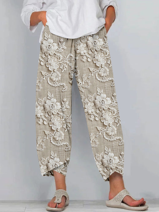 Seraya™ - Pantalones Impresos Relajados