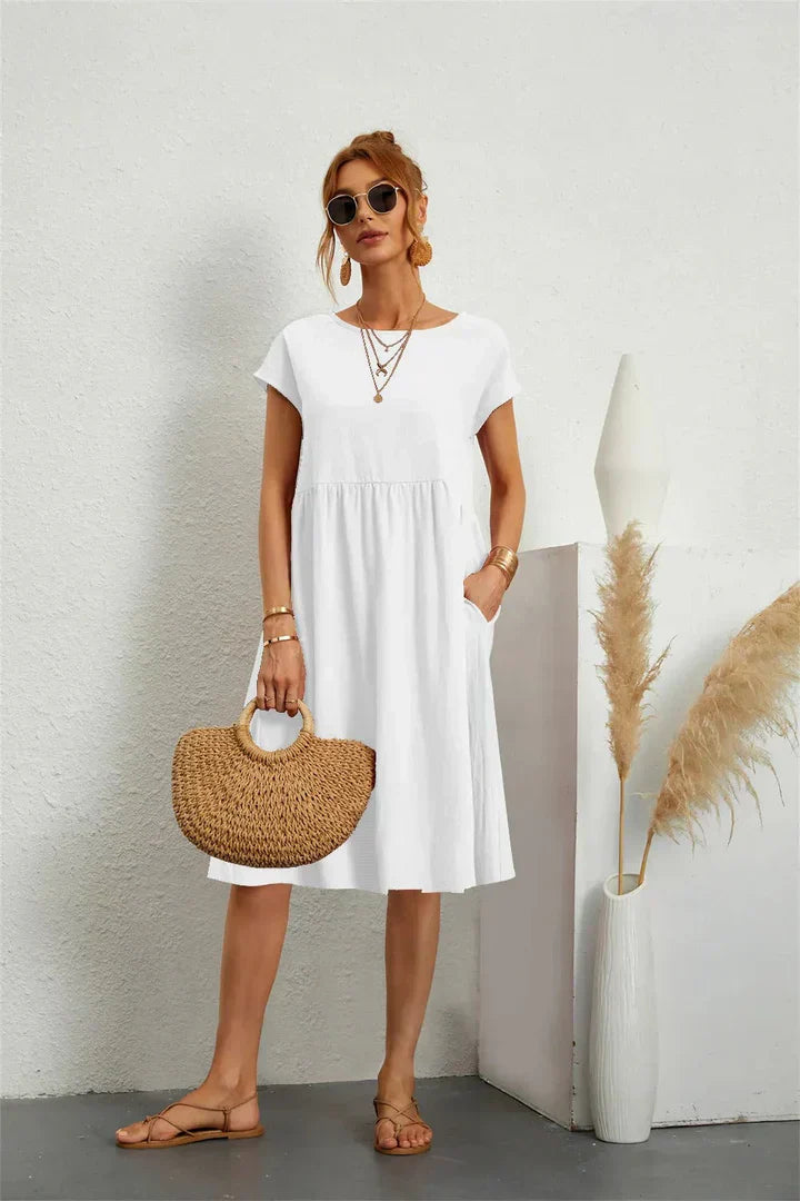 Apolline | Vestido Casual con Bolsillos