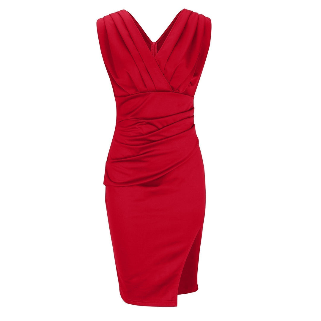 Ravelle™ | Vestido ligero con escote en V y abertura