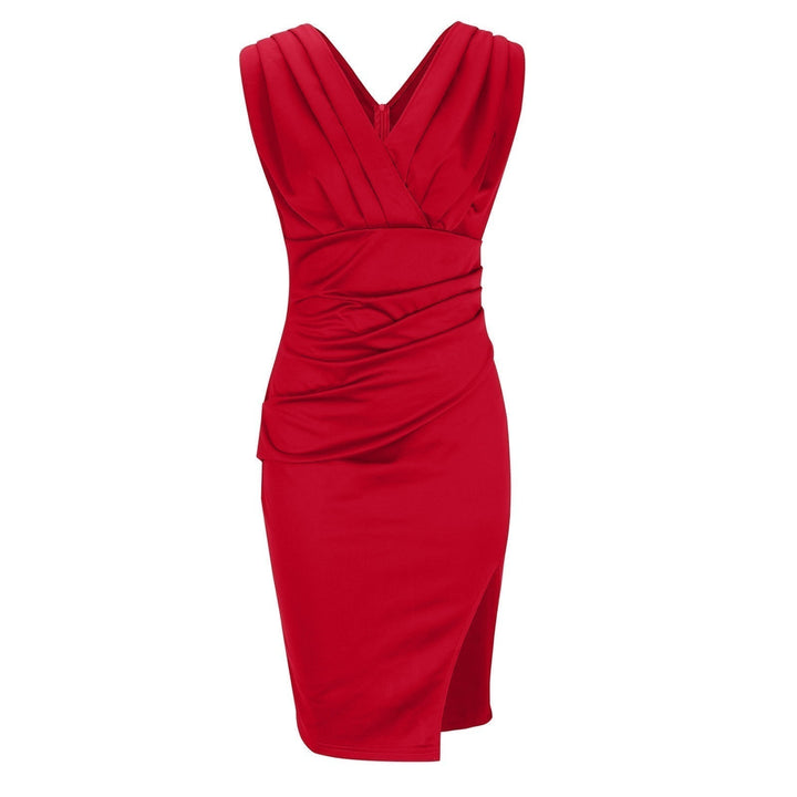 Ravelle™ | Vestido ligero con escote en V y abertura