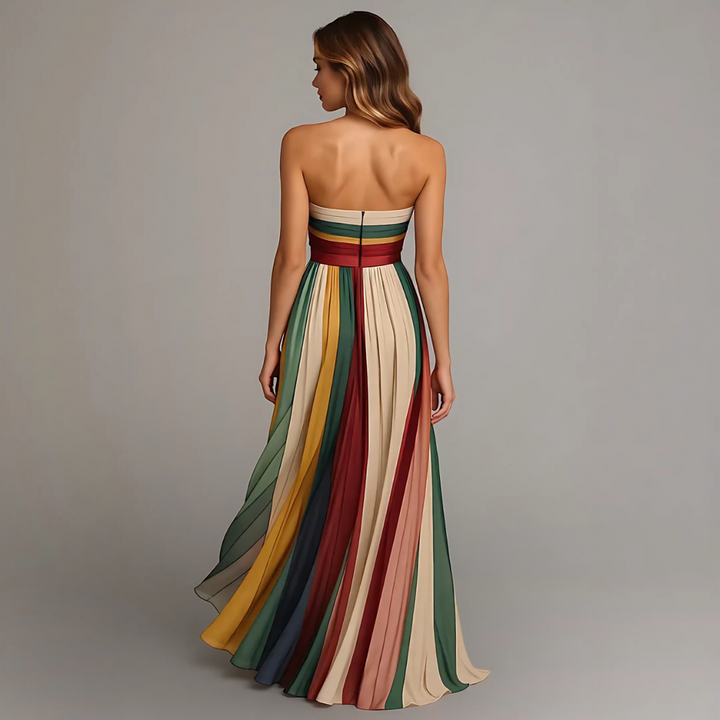 Fiorella™ | Vestido de colores sin mangas