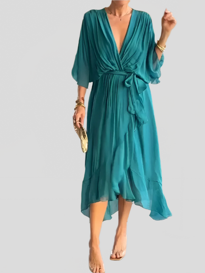 Adrianne | Vestido de Seda Elegante