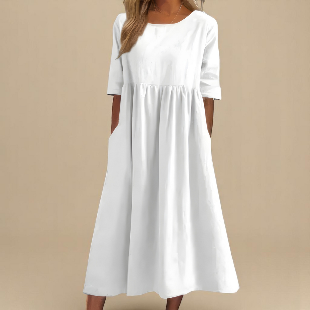 Sofia™ | Vestido de Algodón Halagador