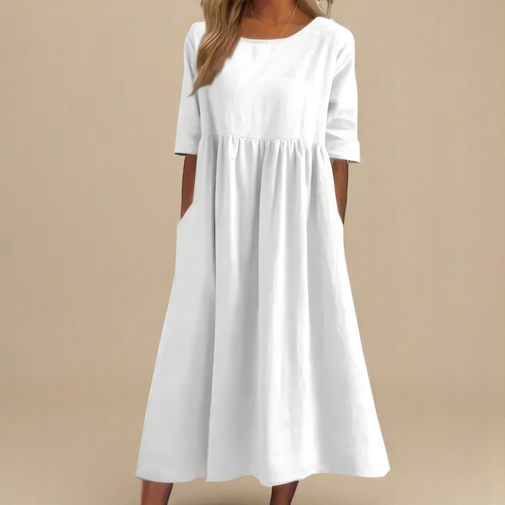 Sofia™ | Vestido de Algodón Halagador