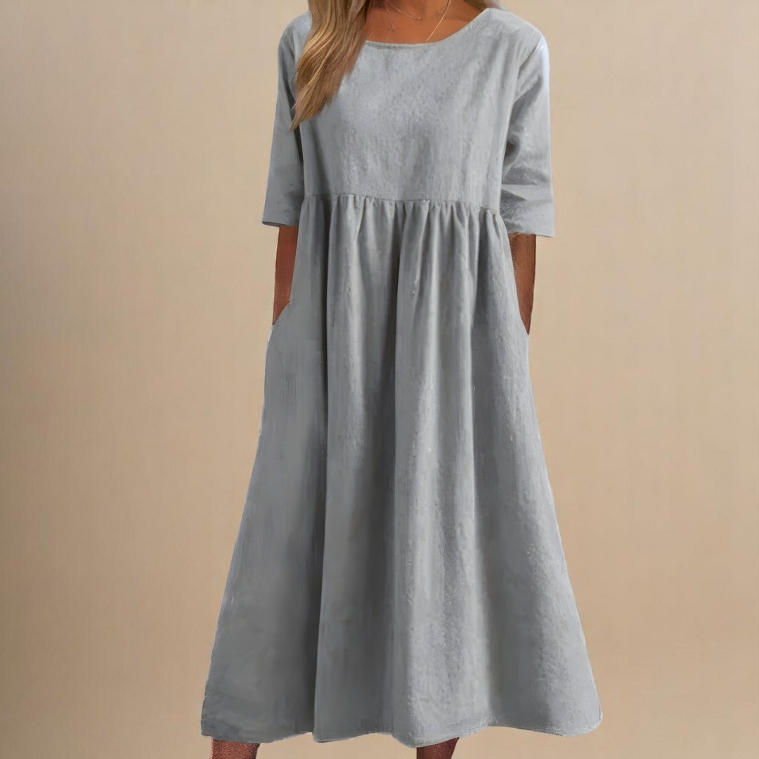 Sofia™ | Vestido de Algodón Halagador