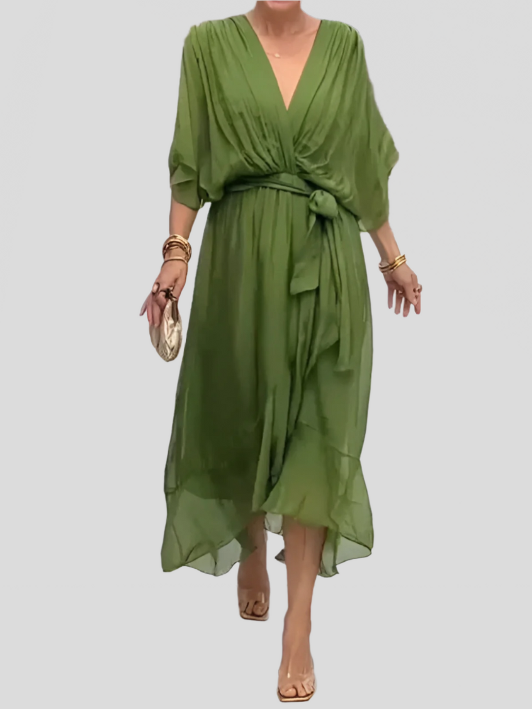 Adrianne | Vestido de Seda Elegante