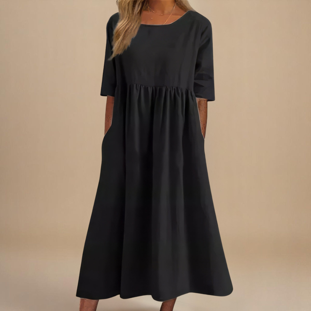 Sofia™ | Vestido de Algodón Halagador
