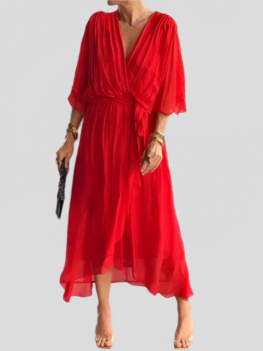 Adrianne | Vestido de Seda Elegante