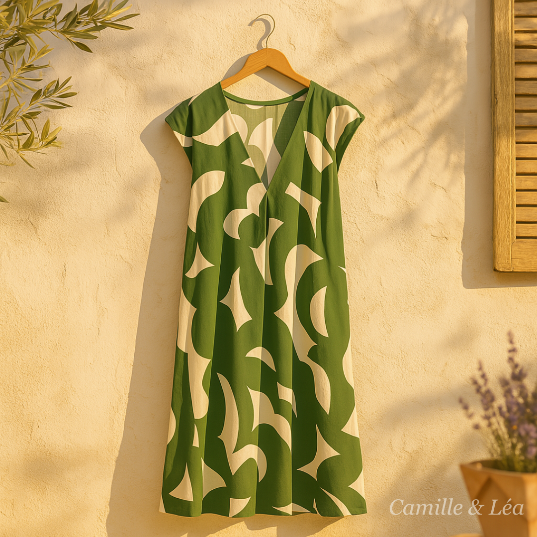 Viola | Vestido Fluido Con Escote En V