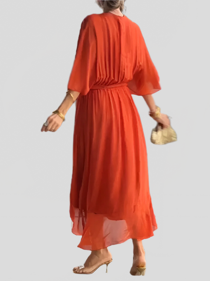Adrianne | Vestido de Seda Elegante