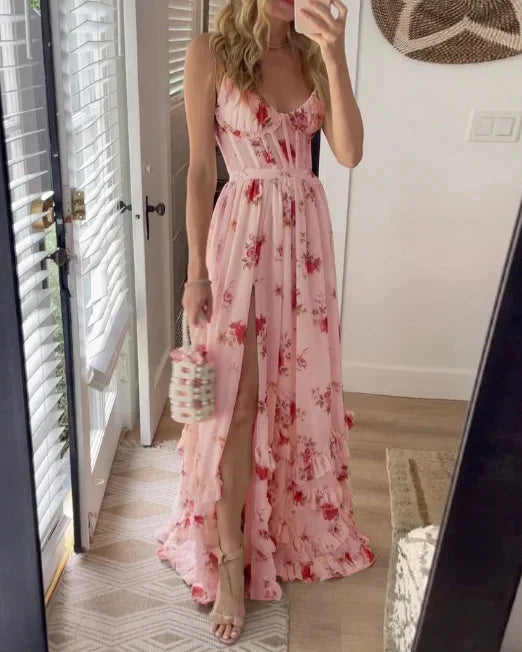 Solenne | Vestido Floral Elegante