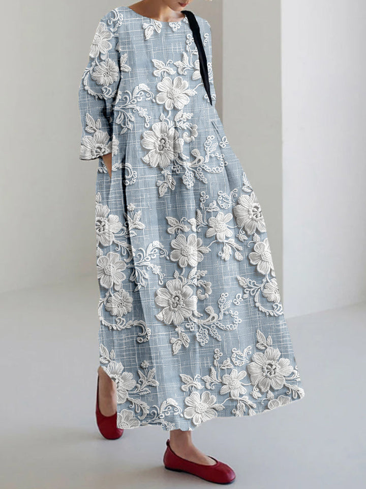Anovia™ - Vestido Impreso Elegante