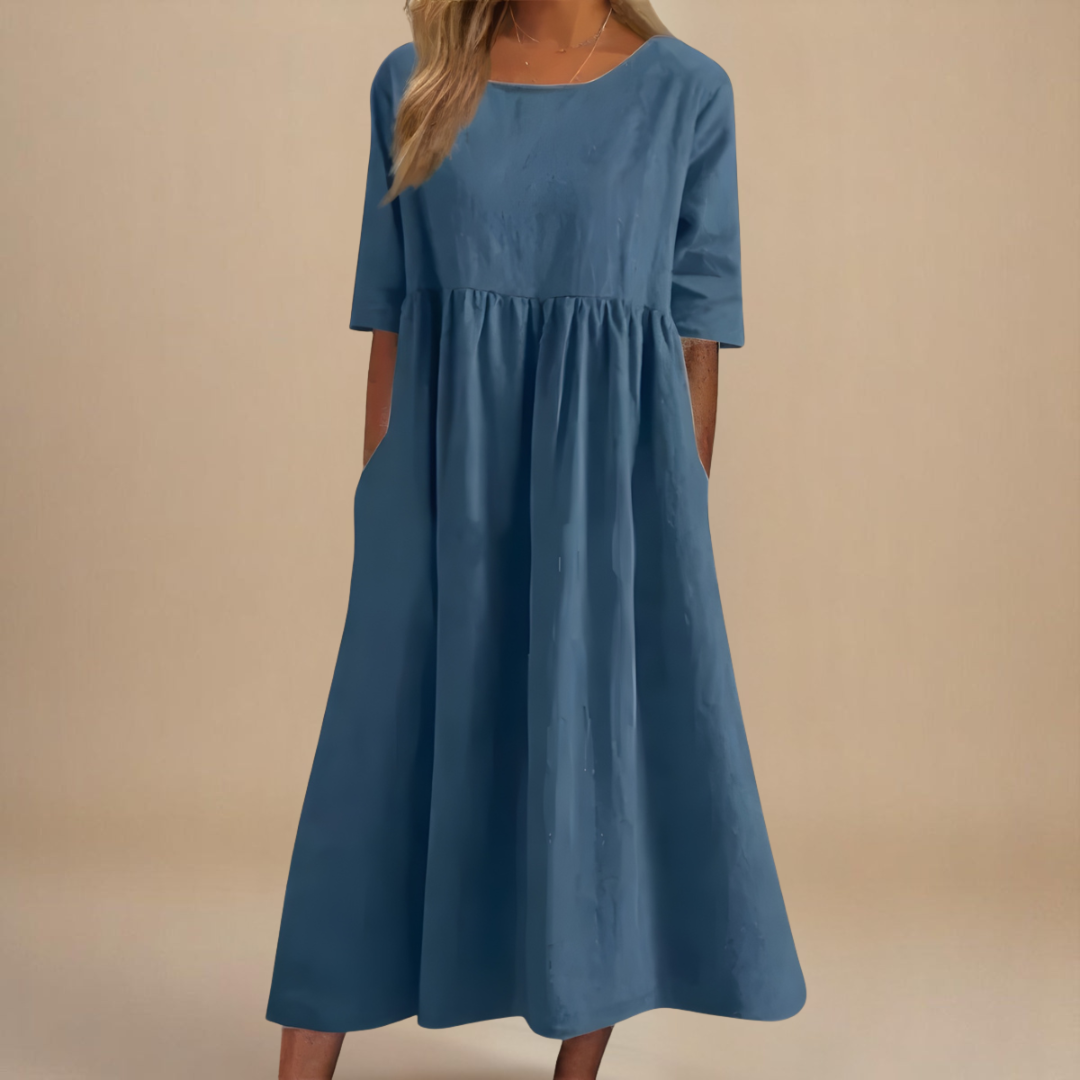 Sofia™ | Vestido de Algodón Halagador