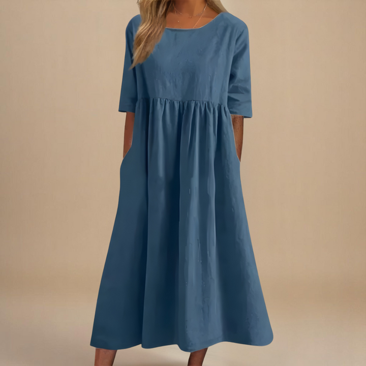 Sofia™ | Vestido de Algodón Halagador