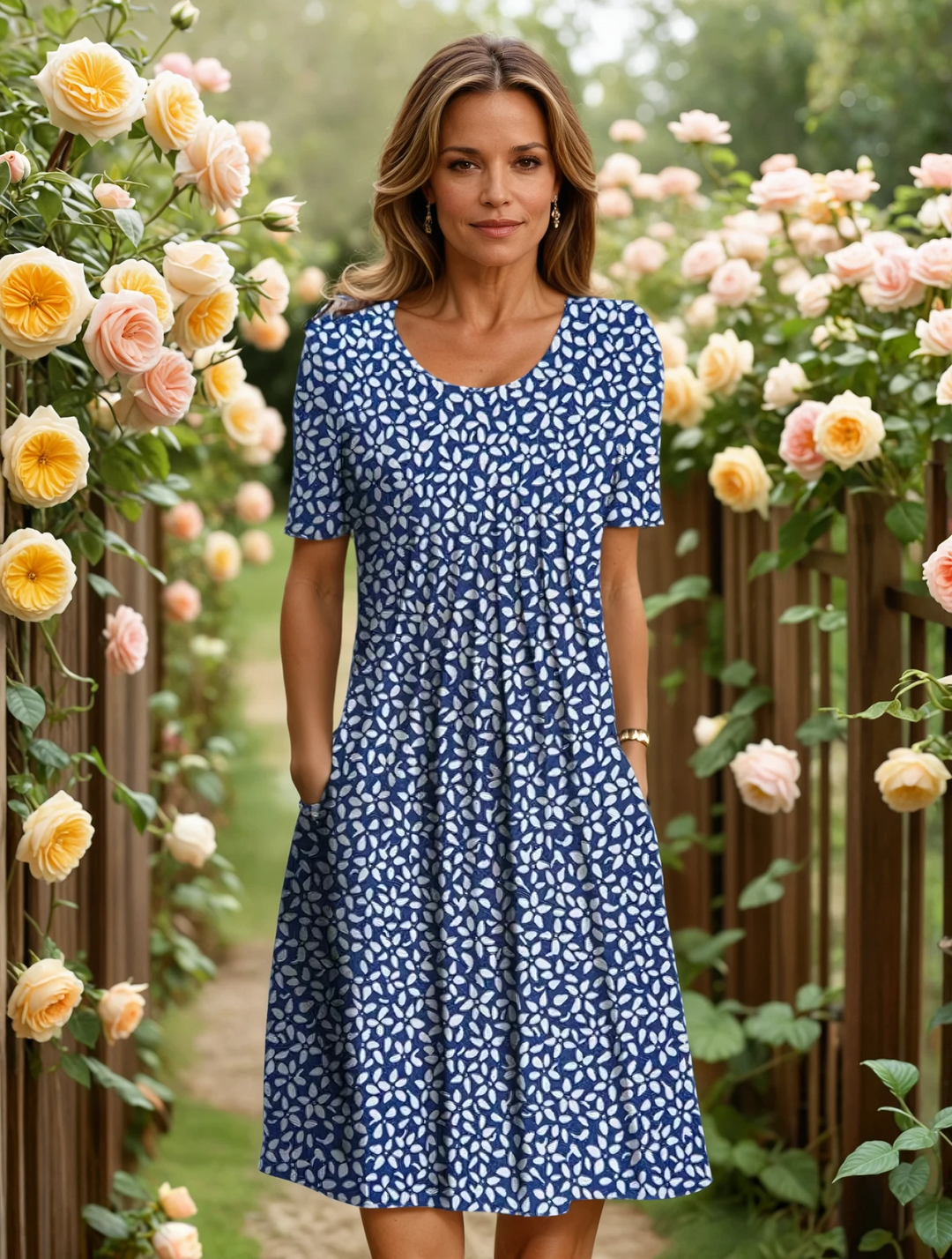 Marcelle | Vestido Elegante que Cubre el Vientre