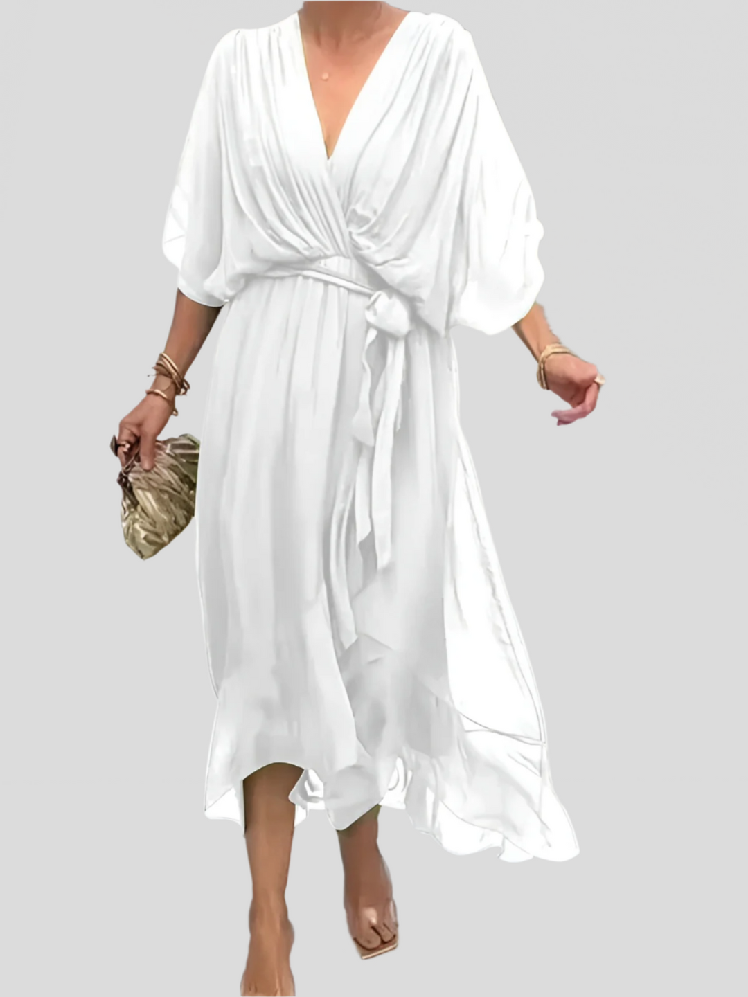 Adrianne | Vestido de Seda Elegante