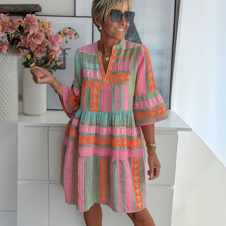 Salli | Vestido de Verano Bordado Mini