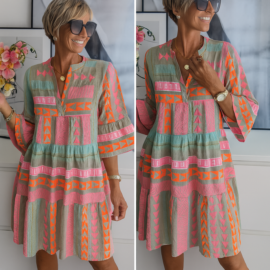 Salli | Vestido de Verano Bordado Mini
