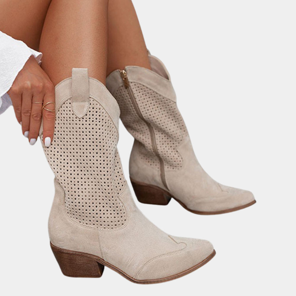 Alba | Botas Ortopédicas Estilo Cowboy