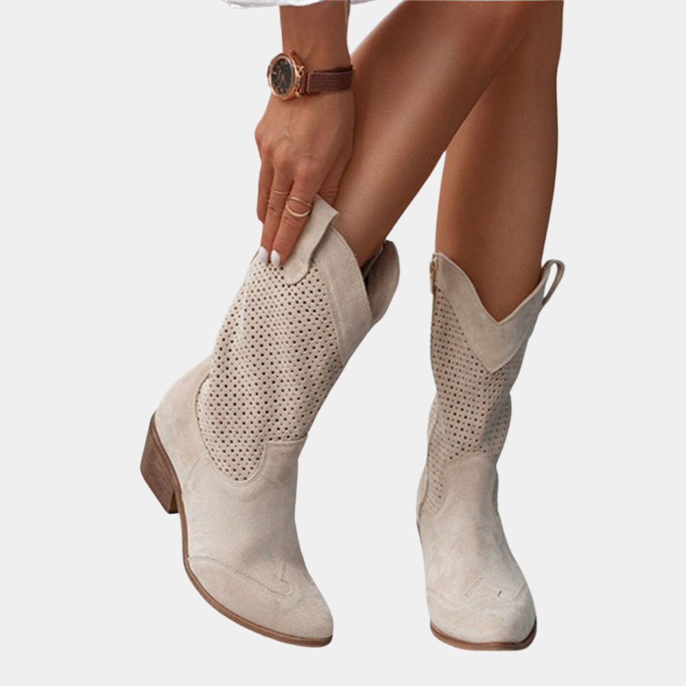 Alba | Botas Ortopédicas Estilo Cowboy