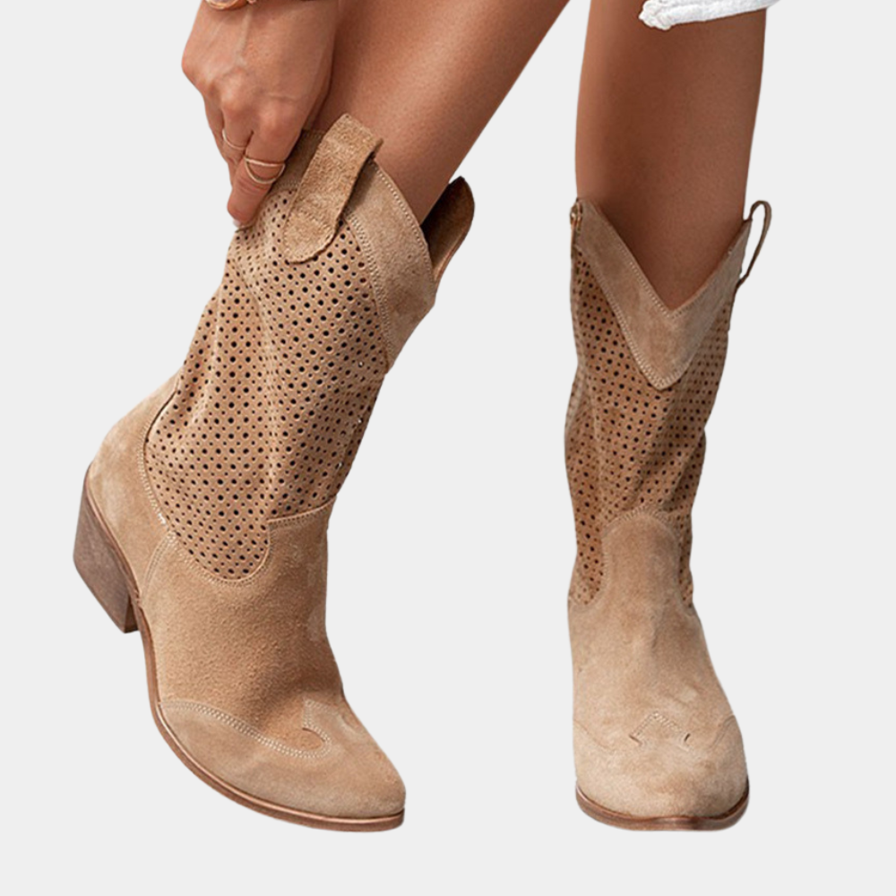 Alba | Botas Ortopédicas Estilo Cowboy