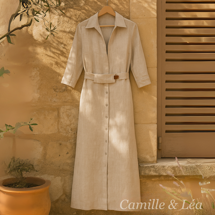 Astride | Vestido Largo con Escote en V