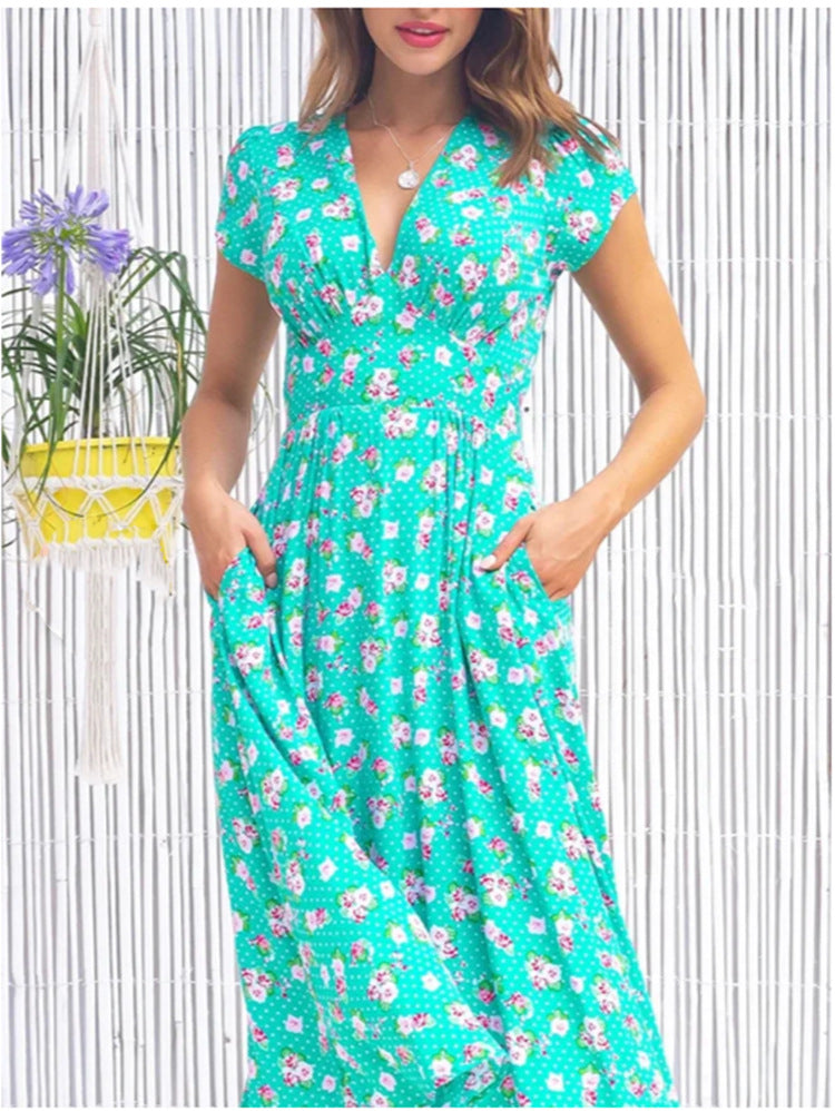 Fienna – Vestido Midi con Botones