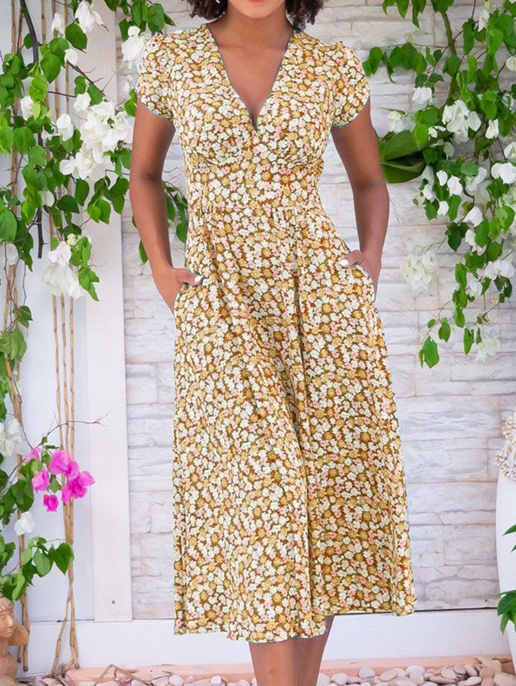 Fienna – Vestido Midi con Botones