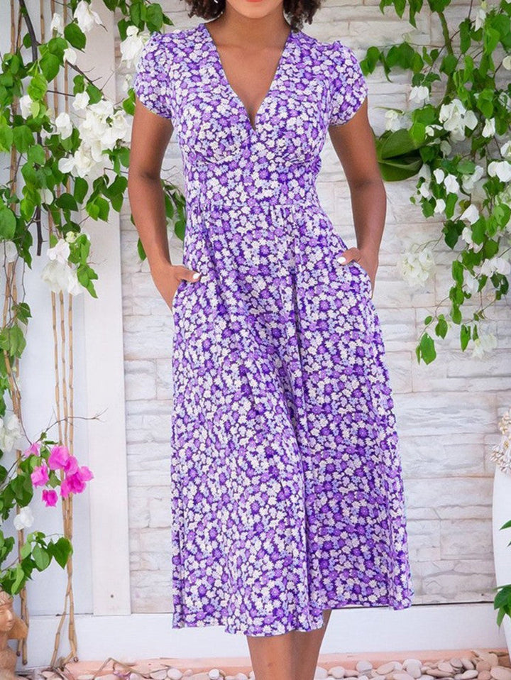 Fienna – Vestido Midi con Botones