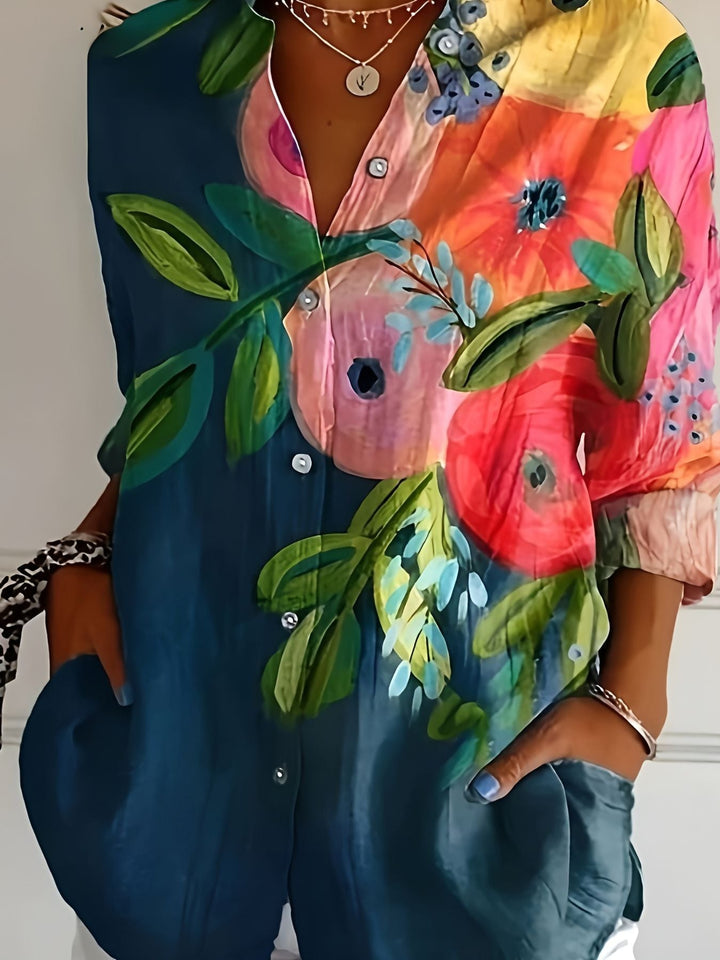 Marine™ | Camisa con estampado floral