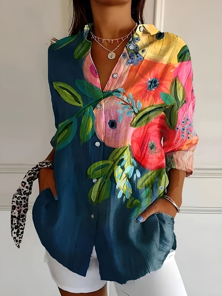 Marine™ | Camisa con estampado floral