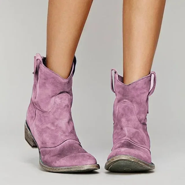 Zinny | Botines Vintage Western a la Tobillo