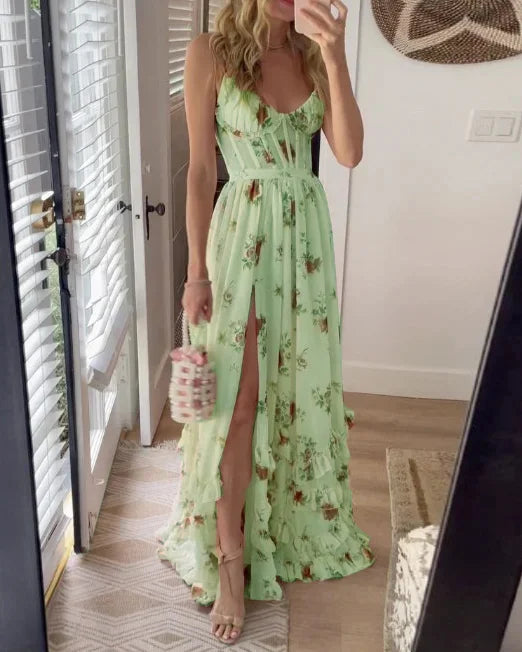 Solenne | Vestido Floral Elegante