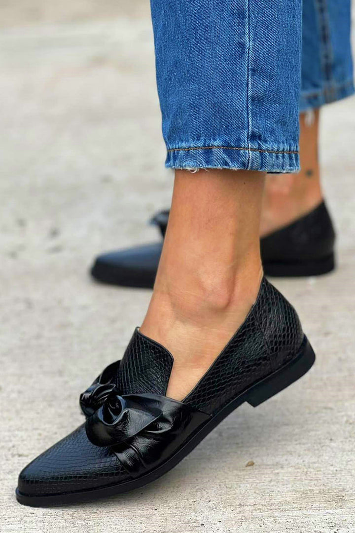 Léa™ | Mocasines Leopardo Planos