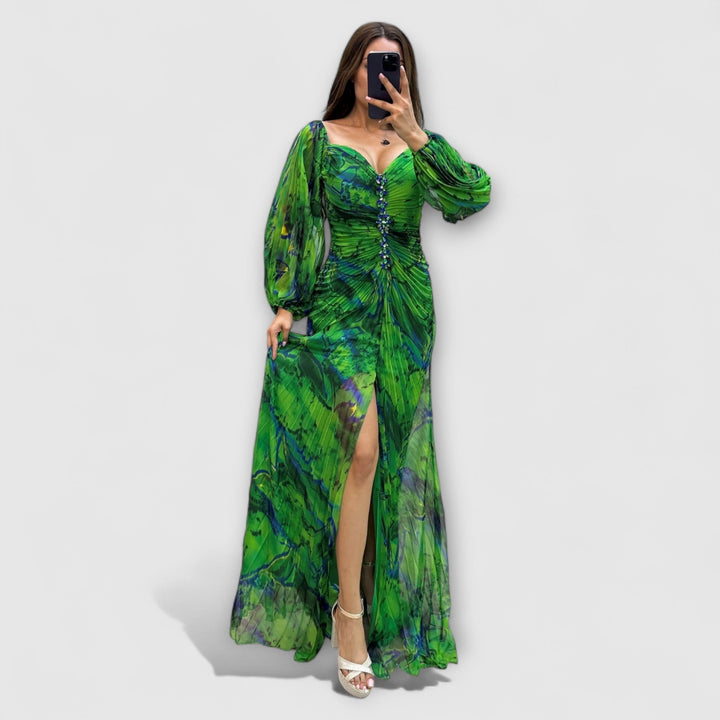 Geneviève | Vestido Elegante con Escote en V