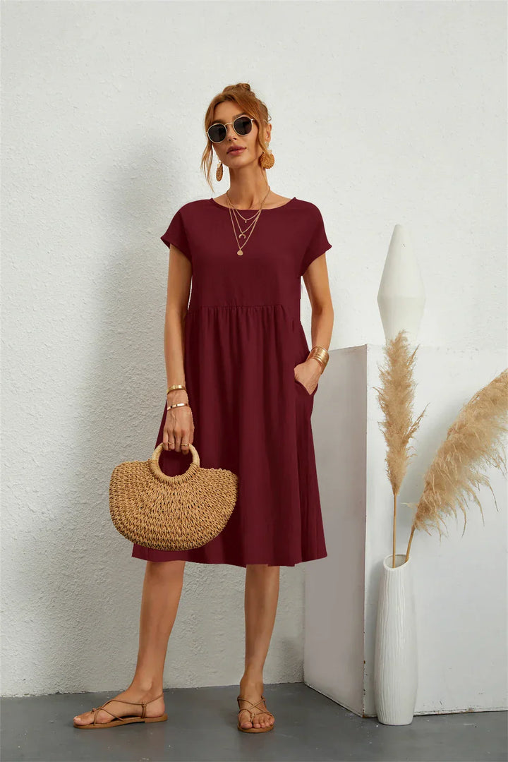 Apolline | Vestido Casual con Bolsillos