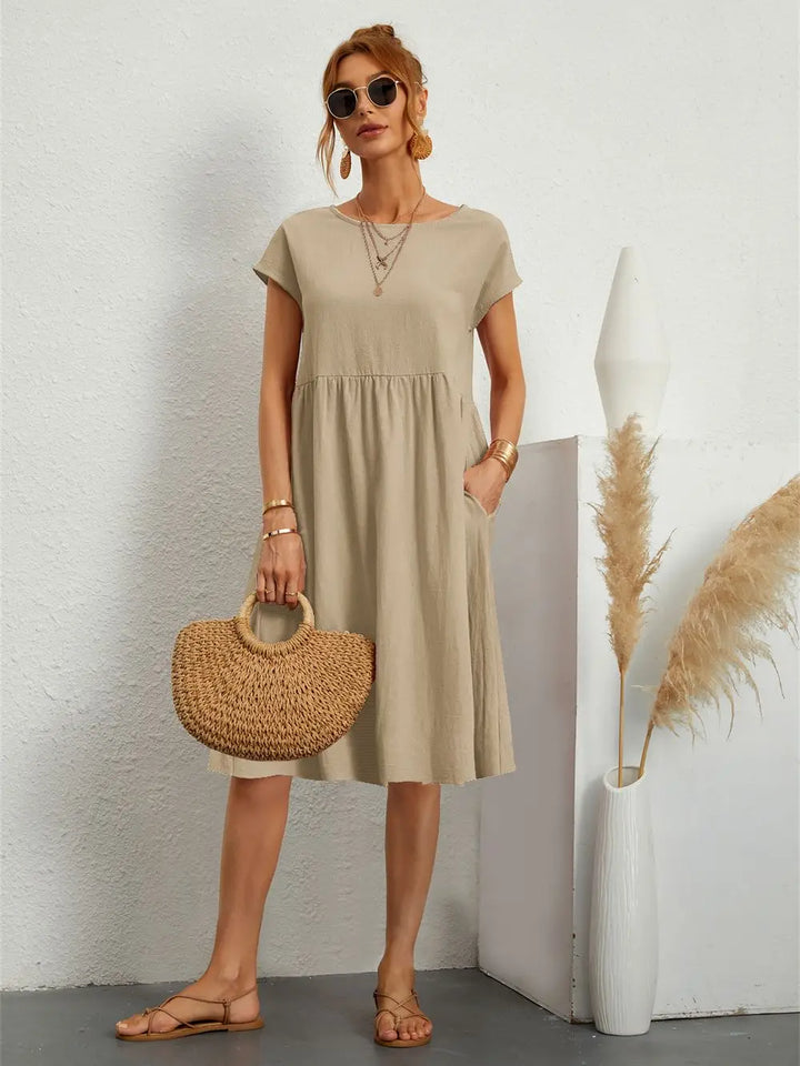 Apolline | Vestido Casual con Bolsillos