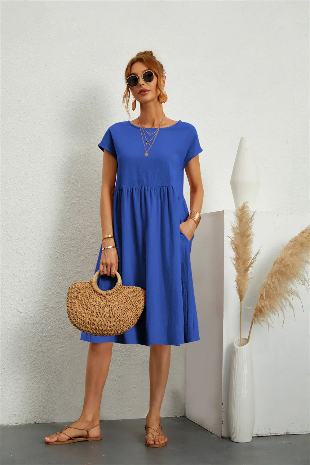 Apolline | Vestido Casual con Bolsillos