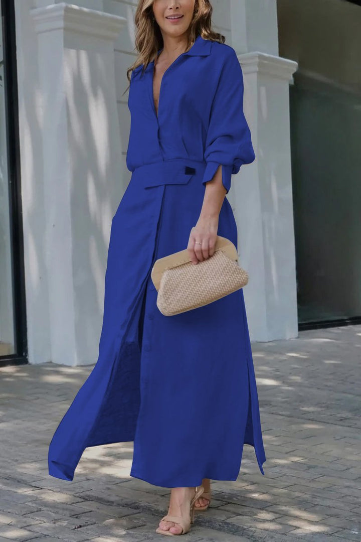 Astride | Vestido Largo con Escote en V