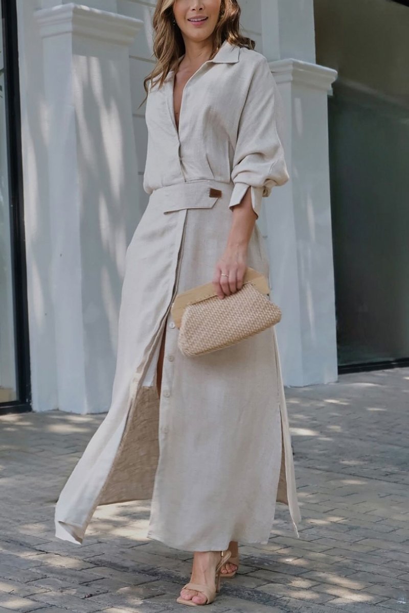 Astride | Vestido Largo con Escote en V