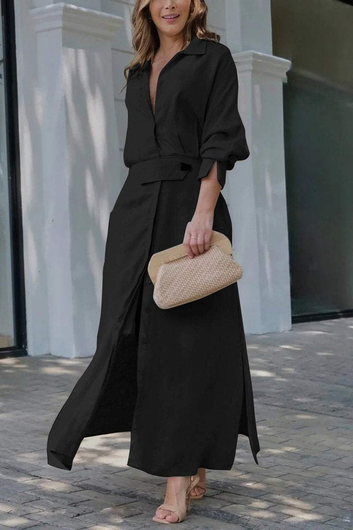 Astride | Vestido Largo con Escote en V