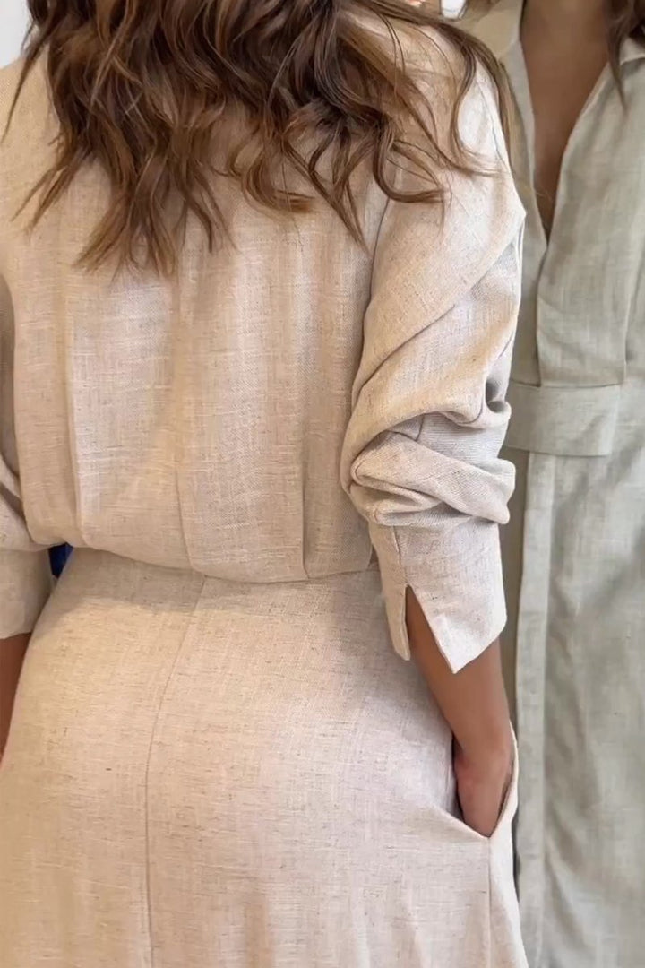 Astride | Vestido Largo con Escote en V