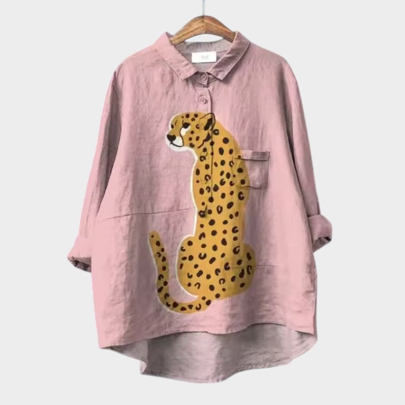 VIOLETTA | Blusa Floral Oversize con Comodidad Absoluta para los Días Soleados