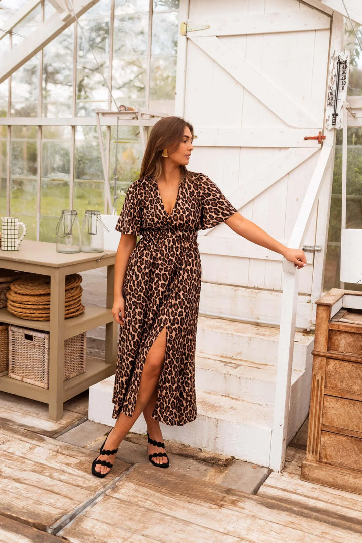 Gaelle | El Vestido Largo Leopardo