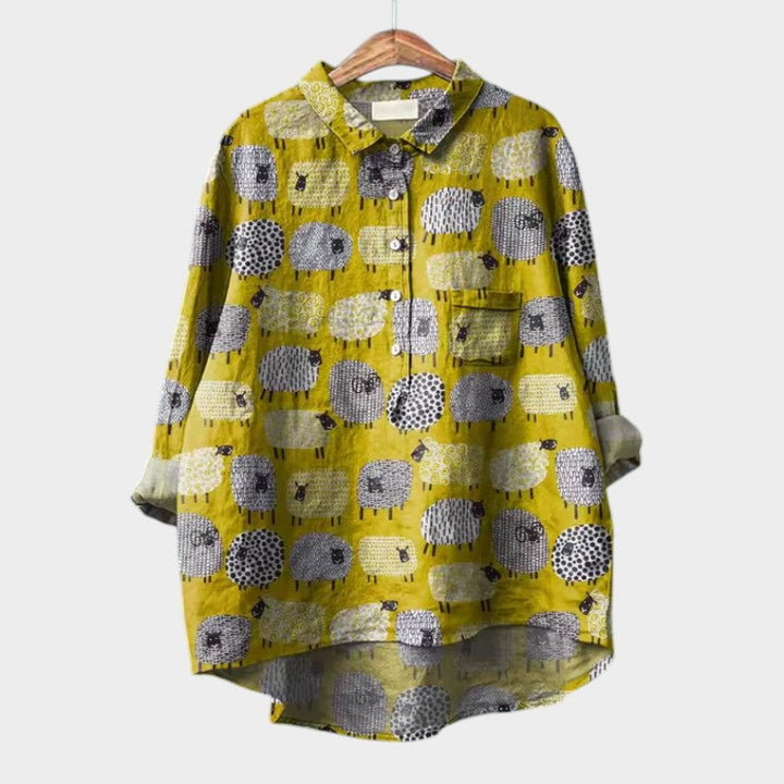 VIOLETTA | Blusa Floral Oversize con Comodidad Absoluta para los Días Soleados
