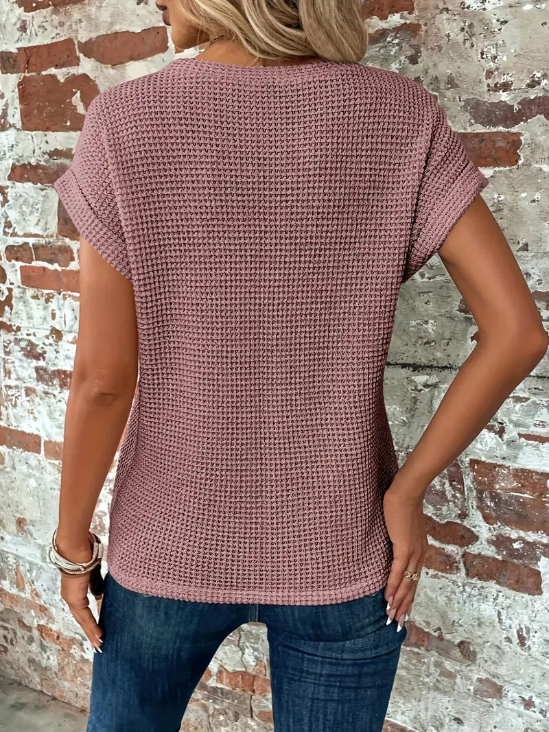 Samira | Camiseta de Cuello Redondo
